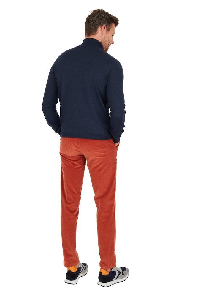 Brax Men sportieve broek heren oranje - Artson Fashion