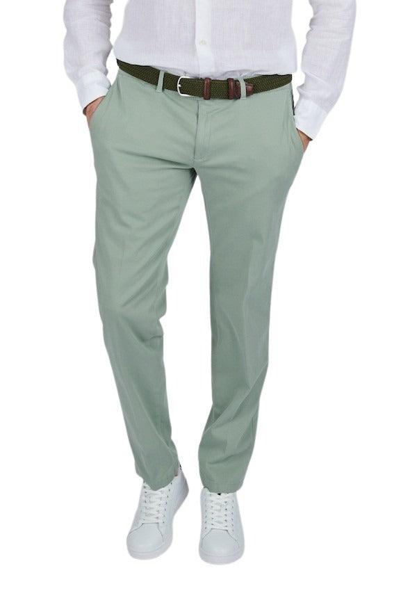 Brax Men sportieve broek heren licht groen - Artson Fashion