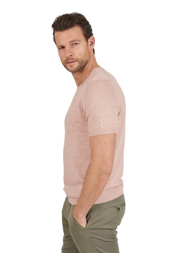 Gran Sasso Men t-shirt korte mouwen heren roze - Artson Fashion