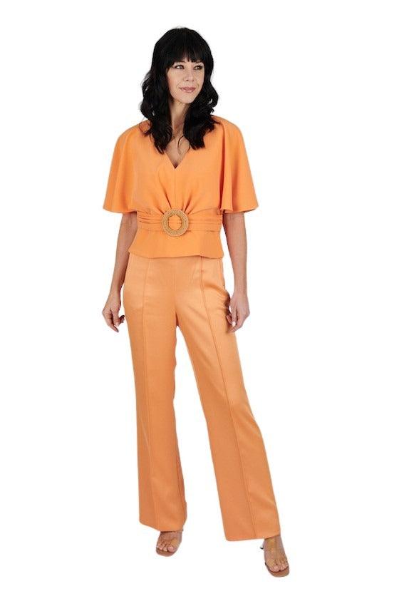 Linea Raffaelli blouse dames oranje - Artson Fashion