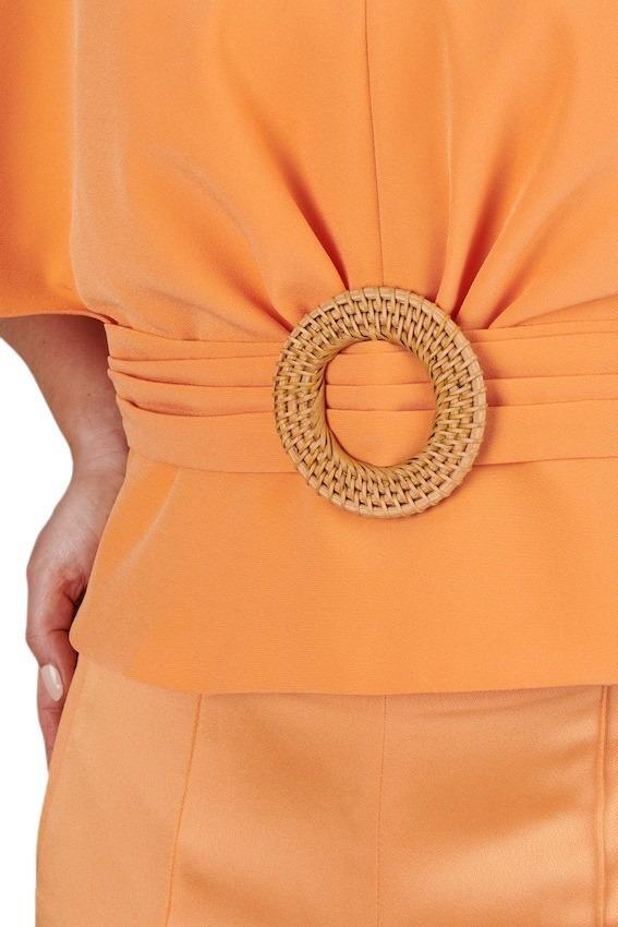 Linea Raffaelli blouse dames oranje - Artson Fashion