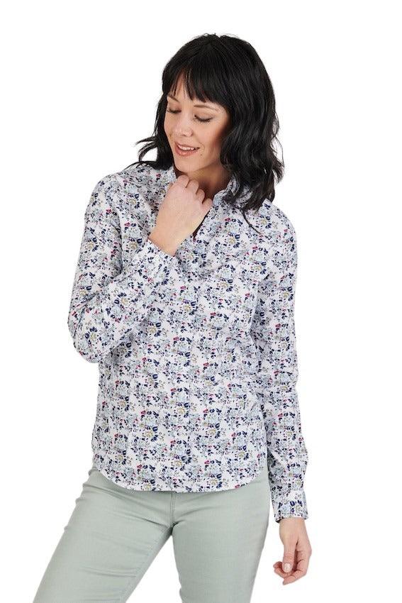 Scapa Flow blouse dames marine - Artson Fashion
